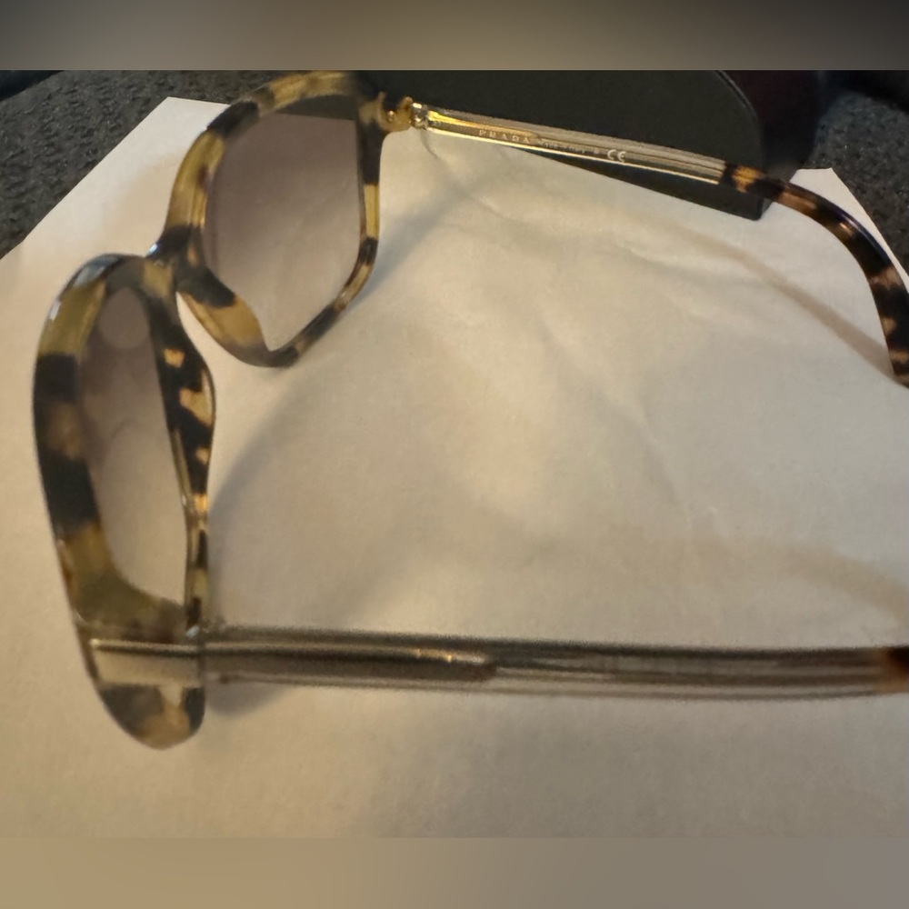 Tortoise Shell Prada Sunglasses - image 5